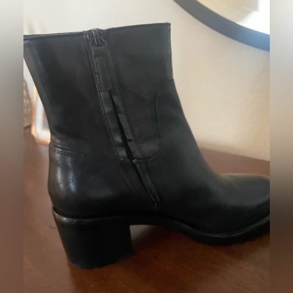 Jcrew stack heel boots, size 9. Worn once or twice only. - Picture 2 of 4